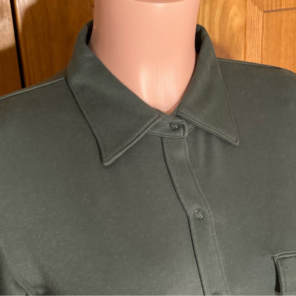 NWOT Cabela's for Women Vintage 90s Top Long Sleeve Blouse Green Size XL - Picture 3 of 12